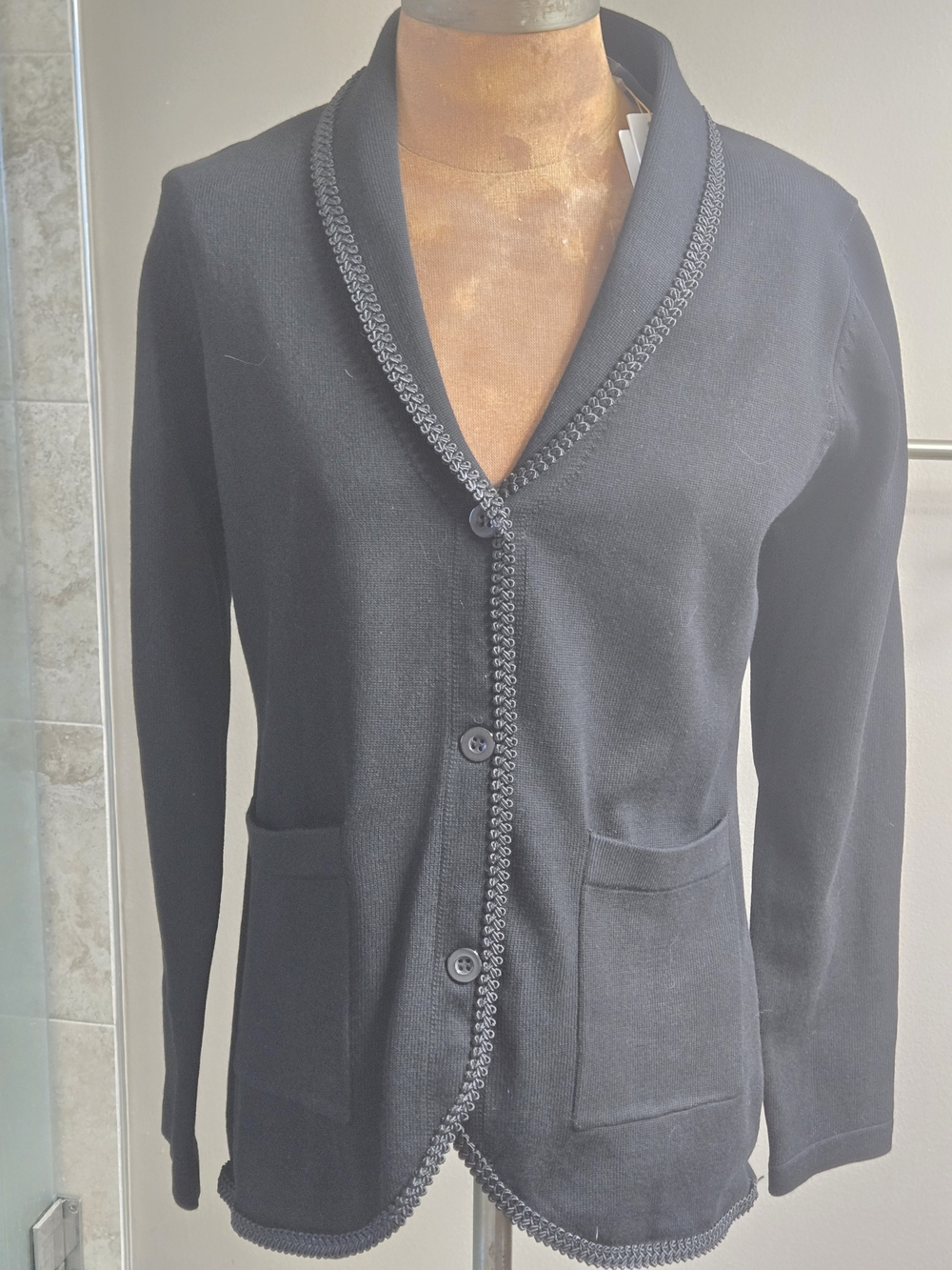 Belle Poque NWT Ladies S Black 3 Button Blazer
